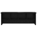 vidaXL Fali Kabáthorog polcokkal Musta tammi 75 x 16 x 26 cm Faanyag