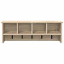 vidaXL Fali Kabáthorog polcokkal sonoma tölgy 75 x 16 x 26 cm Faanyag