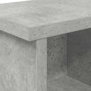 vidaXL Fali Kabáthorog polcokkal Beton Szürke 75 x 16 x 26 cm Faanyag