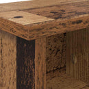 vidaXL Fali Kabáthorog polcokkal Régi fa 75 x 16 x 26 cm Faanyag