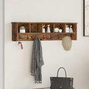 vidaXL Fali Kabáthorog Füstölt tölgy 100 x 16 x 26 cm Faanyag