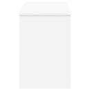 vidaXL Fali Kabáthorog polcokkal ajtóval Fehér 50 x 20 x 30 cm Faanyag