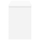 vidaXL Fali Kabáthorog polcokkal ajtóval Fehér 50 x 20 x 30 cm Faanyag