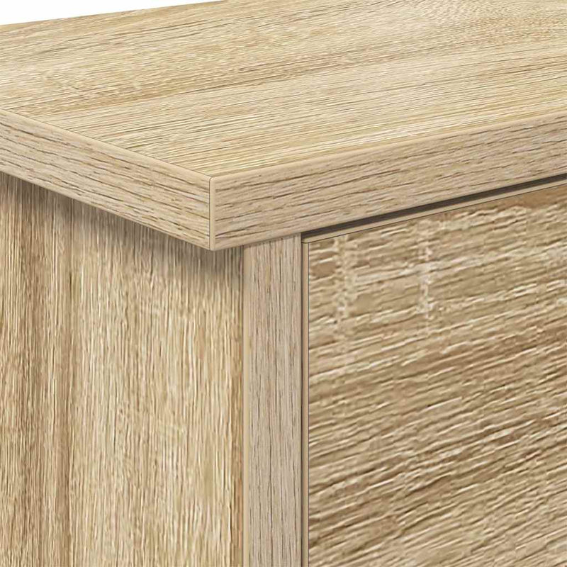 vidaXL Fali Kabáthorog polcokkal sonoma tölgy 50 x 20 x 30 cm Faanyag