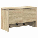 vidaXL Fali Kabáthorog polcokkal Sonoma tölgy 50 x 20 x 30 cm Faanyag