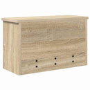 vidaXL Fali Kabáthorog polcokkal Sonoma tölgy 50 x 20 x 30 cm Faanyag