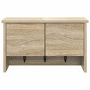 vidaXL Fali Kabáthorog polcokkal Sonoma tölgy 50 x 20 x 30 cm Faanyag
