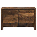 vidaXL Fali Kabáthorog polcokkal Füstölt tölgy 50 x 20 x 30 cm Faanyag