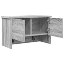 vidaXL Fali Kabáthorog polcokkal Szürke Sonoma 50 x 20 x 30 cm Faanyag