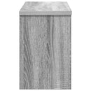 vidaXL Fali Kabáthorog polcokkal Szürke Sonoma 50 x 20 x 30 cm Faanyag