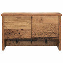 vidaXL Fali Kabáthorog polcokkal Régi fa 50 x 20 x 30 cm Faanyag