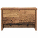 vidaXL Fali Kabáthorog polcokkal Öreg fa 50 x 20 x 30 cm Faanyag