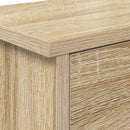 vidaXL Fali Kabáthorog polcokkal sonoma tölgy 80 x 20 x 30 cm Faanyag