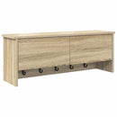 vidaXL Fali Kabáthorog polcokkal Sonoma tölgy 80 x 20 x 30 cm Faanyag