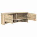 vidaXL Fali Kabáthorog polcokkal Sonoma tölgy 80 x 20 x 30 cm Faanyag