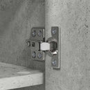 vidaXL Fali Kabáthorog polcokkal Beton szürke 80 x 20 x 30 cm Faanyag