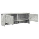 vidaXL Fali Kabáthorog polcokkal Beton Szürke 80 x 20 x 30 cm Faanyag