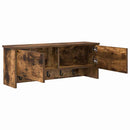 vidaXL Fali Kabáthorog polcokkal Füstölt tölgy 80 x 20 x 30 cm Faanyag