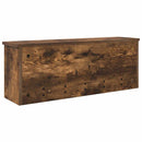 vidaXL Fali Kabáthorog polcokkal Füstölt tölgy 80 x 20 x 30 cm Faanyag