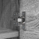 vidaXL Fali Kabáthorog polcokkal Szürke sonoma 80 x 20 x 30 cm Faanyag