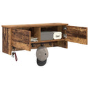 vidaXL Fali Kabáthorog polcokkal Régi fa 80 x 20 x 30 cm Faanyag