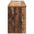 vidaXL Fali Kabáthorog polcokkal Öreg fa 80 x 20 x 30 cm Faanyag