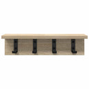 vidaXL Fali Kabáthorog Sonoma tölgy 40 x 10,5 x 10,5 cm Faanyag