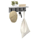 vidaXL Fali Kabáthorog Szürke sonoma 40 x 10.5 x 10.5 cm Faanyag