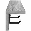 vidaXL Fali Kabáthorog Szürke sonoma 40 x 10.5 x 10.5 cm Faanyag