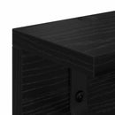 vidaXL Fali Kabáthorog Fekete tölgy 60 x 10,5 x 10,5 cm Faanyag