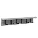 vidaXL Fali Kabáthorog Szürke Sonoma 60 x 10,5 x 10,5 cm Faanyag