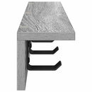 vidaXL Fali Kabáthorog Szürke Sonoma 60 x 10,5 x 10,5 cm Faanyag