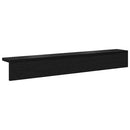 vidaXL Fali Kabáthorog Fekete tölgy 80 x 10,5 x 10,5 cm Faanyag