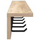 vidaXL Fali Kabáthorog sonoma tölgy 80 x 10.5 x 10.5 cm Faanyag