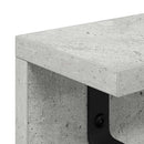 vidaXL Fali Kabáthorog Beton Szürke 80 x 10,5 x 10,5 cm Faanyag