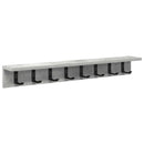 vidaXL Fali Kabáthorog Beton Szürke 80 x 10,5 x 10,5 cm Faanyag