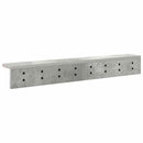 vidaXL Fali Kabáthorog Beton Szürke 80 x 10,5 x 10,5 cm Faanyag