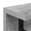 vidaXL Fali Kabáthorog Szürke sonoma 80 x 10.5 x 10.5 cm Faanyag