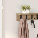 vidaXL Fali Kabáthorog Falra szerelhető Artisan tölgy Faanyag