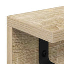 vidaXL Fali Kabáthorog sonoma tölgy 100 x 10.5 x 10.5 cm Faanyag