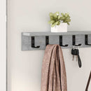 vidaXL Fali Kabáthorog Beton szürke 100 x 10.5 x 10.5 cm Faanyag