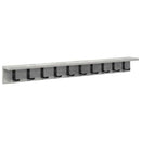 vidaXL Fali Kabáthorog Beton Szürke 100 x 10,5 x 10,5 cm Faanyag