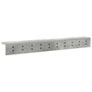vidaXL Fali Kabáthorog Beton Szürke 100 x 10,5 x 10,5 cm Faanyag