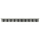vidaXL Fali Kabáthorog Beton Szürke 100 x 10,5 x 10,5 cm Faanyag