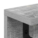 vidaXL Fali Kabáthorog Szürke Sonoma 100 x 10,5 x 10,5 cm Faanyag