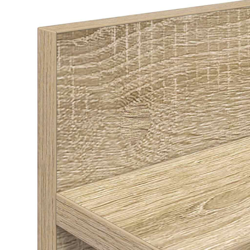 vidaXL Fali Kabáthorog sonoma tölgy 40 x 10.5 x 18 cm Faanyag