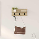 vidaXL Fali Kabáthorog sonoma tölgy 40 x 10.5 x 18 cm Faanyag