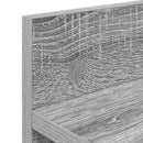 vidaXL Fali Kabáthorog Szürke sonoma 40 x 10.5 x 18 cm Faanyag