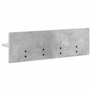 vidaXL Fali Kabáthorog Beton Szürke 60 x 10,5 x 18 cm Faanyag