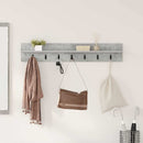 vidaXL Fali Kabáthorog Beton szürke 100 x 10.5 x 18 cm Faanyag